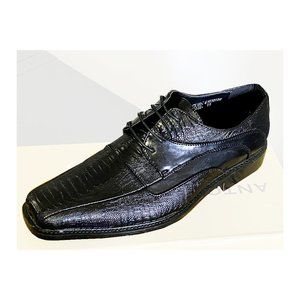 Antonio Cerelli 6183 Wide  Width Mens Black Shoe